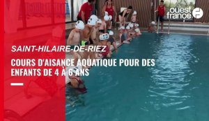 VIDÉO. Des cours d'aisance aquatique pour les écoliers à Saint-Hilaire-de-Riez