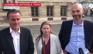 VIDÉO. La réaction des trois nouveaux députés d'Ille-et-Vilaine avant de faire leur entrée dans l'Assemblée nationale