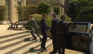 Le président français Emmanuel Macron reçoit le chef de l'Otan à Paris