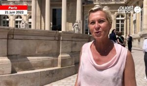 VIDÉO. Anne Le Hénanff, la nouvelle députée de Vannes fait ses premiers pas à l'Assemblée nationale, à Paris