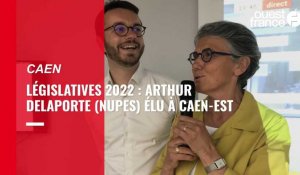 VIDÉO. Législatives 2022 : Arthur Delaporte (Nupes) est le nouveau député de Caen-Est