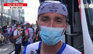VIDÉO. Tour de France 2022 - Valentin Madouas : « Essayer de rester ensemble sur les pavés »