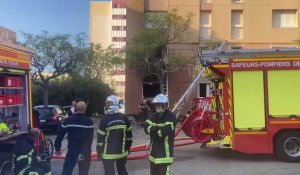 Bastia: incendie dans un immeuble d'habitation du quartier de Montesoro
