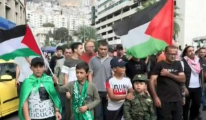 Cisjordanie: rassemblement à Naplouse en soutien à Gaza