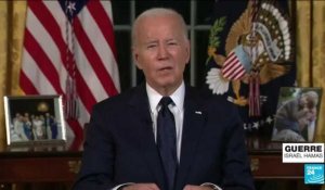 Joe Biden plaide devant les Américains pour des milliards de dollars d'aides à Israël et l'Ukraine