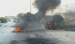 Des heurts éclatent entre Palestiniens et forces israéliennes à Ramallah