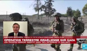 Offensive israélienne sur Gaza : "Plus d'une semaine est nécessaire pour que Tsahal soit en mesure d'opérer à grande échelle"