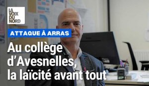 Au collège Renaud-Barrault d'Avesnelles, le principal demande à tous de respecter une minute de silence en hommage au professeur d'Arras tué