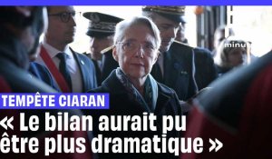 Tempête Ciaran : Elisabeth Borne salue la « mobilisation exceptionnelle » des secours #Shorts