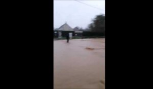 Hames-Boucres inondé : les vidéos des internautes