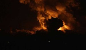 Explosions massives dans le nord de la bande de Gaza (2)