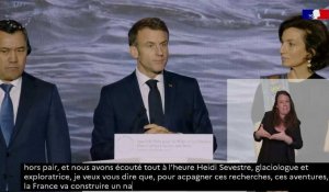 Macron annonce la construction d'un navire français pour naviguer dans les mers polaires