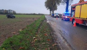 Une voiture percute un arbre à Vaulx-Vraucourt : un jeune sérieusementblessé