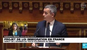 Projet de loi immigration en France : le texte controversé de nouveau devant le Sénat