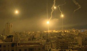 Des fusées éclairantes israéliennes lancées sur Gaza
