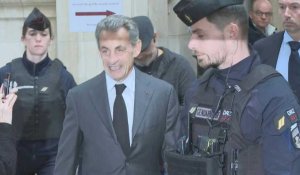 Affaire Bygmalion: arrivée de Nicolas Sarkozy pour son procès en appel