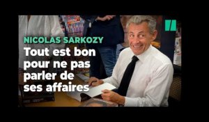 Toutes ces fois où Sarkozy a préféré parler d’autre chose que de ses affaires