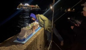 VIDEO. Le paquebot Celebrity Ascent a quitté Saint-Nazaire dans la nuit