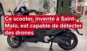 VIDÉO. Un scooter détecteur de drones, la dernière invention d'une entreprise de Saint-Malo