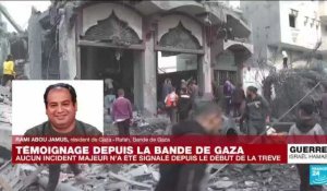 Trêve entre Israël et le Hamas : "Cette trêve, c'est juste pour enterrer nos morts", témoigne un habitant de Gaza