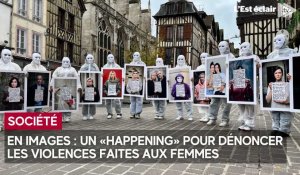 Violences faites aux femmes : un happening organisé au centre-ville de Troyes