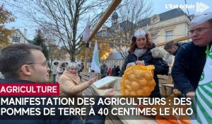 Manifestation des agriculteurs : "Notre profession est sous pression''