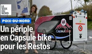 Murielle Pascal va relier Poix du Nord à Lunel en Capsule bike pour les Restos du Coeur