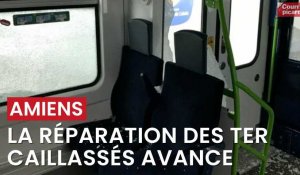 La réparation des TER caillassés à Amiens avance