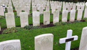 VIDÉO. Plus de 1 000 soldats reposent au cimetière militaire d'Hermanville-sur-Mer
