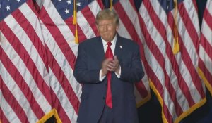 Trump acclamé par ses partisans après sa victoire à la primaire républicaine de l'Iowa