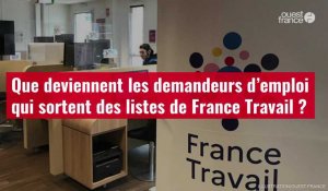 VIDÉO. Que deviennent les demandeurs d’emploi qui sortent des listes de France Travail ?