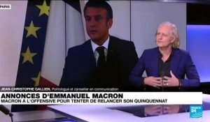 France : malgré les crises, Emmanuel Macron à l'offensive avec sa conférence de presse et son nouveau gouvernement