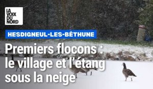 Hesdigneul-lès-Béthune sous la neige