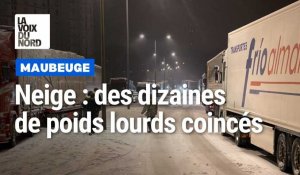 Des dizaines de poids lourds coincés dans le centre-ville de Maubeuge