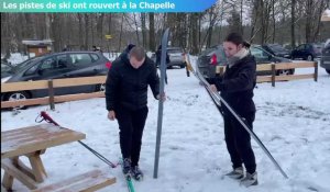 Ardennes: les pistes de ski ont rouvert à la Chapelle
