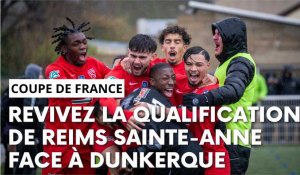 Revivez la qualification de Reims Sainte-Anne pour les 32es de finale de Coupe de France 
