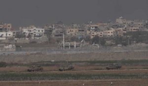 Les forces israéliennes déployées à la frontière avec la bande de Gaza
