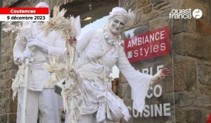 VIDÉO. Des créatures féeriques dans le centre-ville de Coutances lors des animations de Noël