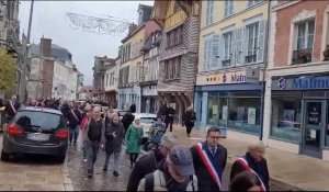 Marche contre l'antisémitisme à Troyes