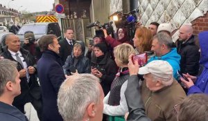 « On sera là dans la durée », promet Emmanuel Macron aux sinistrés de Blendecques
