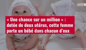 VIDÉO.« Une chance sur un million » : dotée de deux utérus, cette femme porte un bébé dans chacun 