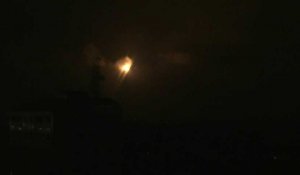 Images de roquettes tirées depuis Rafah dans le sud de la bande de Gaza