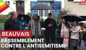 Rassemblement contre l'antisémitisme, le racisme et pour la paix à Beauvais