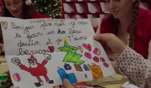 Chaque année, le secrétariat du Père Noël répond à plus d'un million de lettres d'enfants