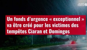 VIDÉO.Un fonds d’urgence « exceptionnel » va être créé pour les victimes des tempêtes Ciaran