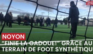 "Finie la gadoue !" à Noyon, grâce au terrain de foot synthétique