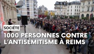1000 personnes au rassemblement contre l'antisémitisme à Reims