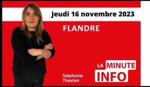 La Minute de l’Info du Journal des Flandres du jeudi 16 novembre 