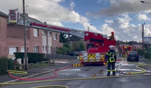 Isbergues : feu d'habitation rue du Groënland