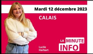 Calais : La Minute de l’info de Nord Littoral du mardi 12 décembre